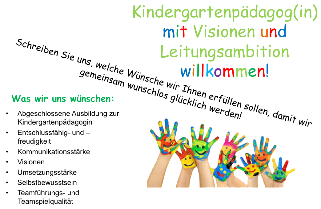 Kindergarten Nestchen am Küniglberg Stellenangebote 2014